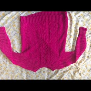 Pink  detailed sweater